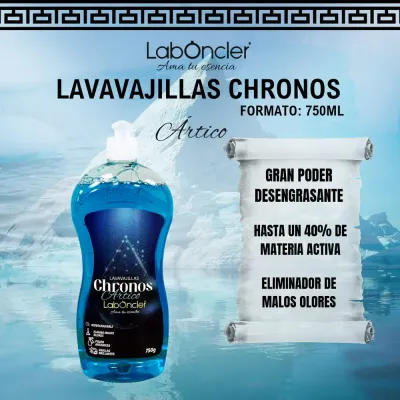 Lavavajillas Manual Chronos Ártico-Limpio 750g Lavavajillas Manual Chronos Ártico-Limpio 750g