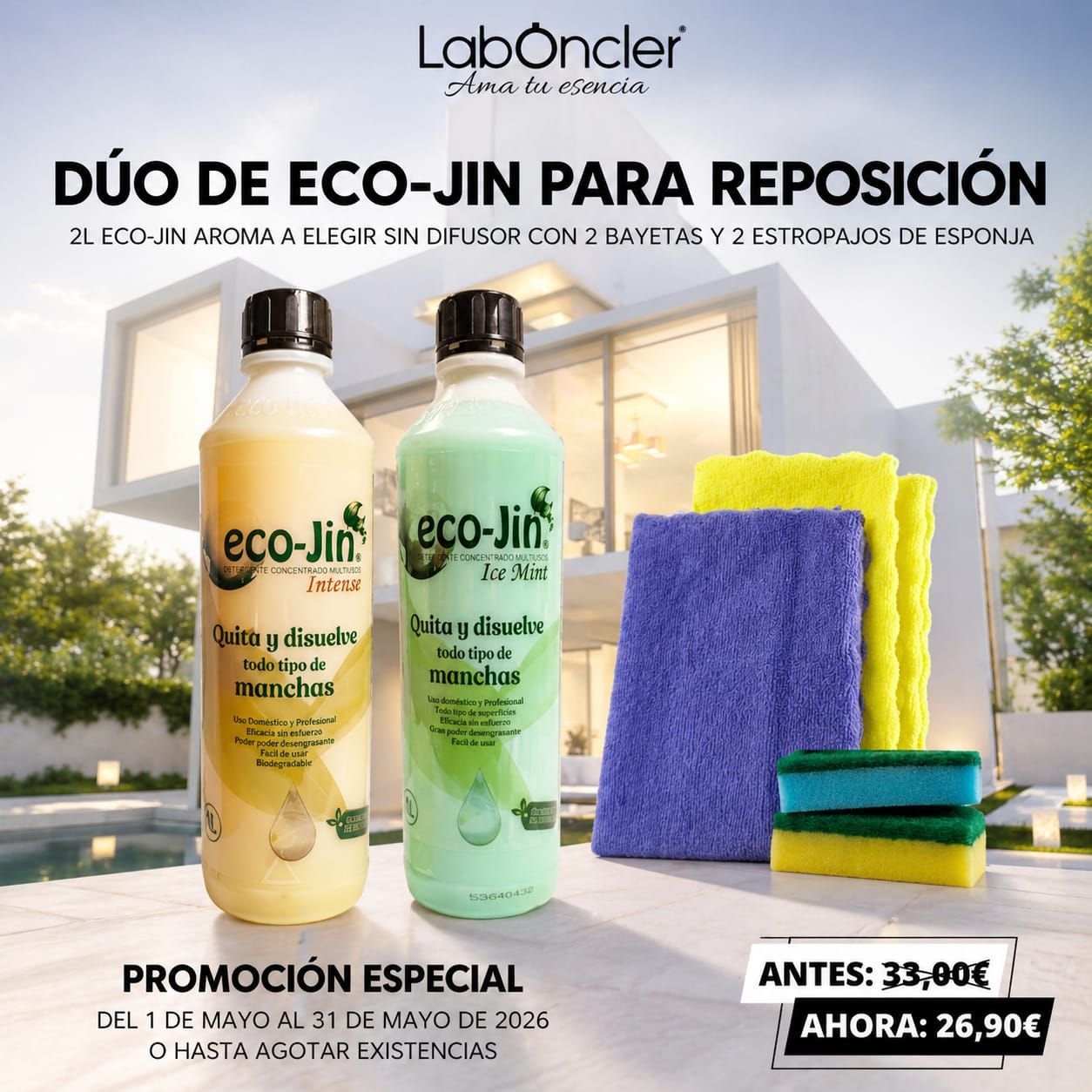 Dúo de EcoJin para reposición