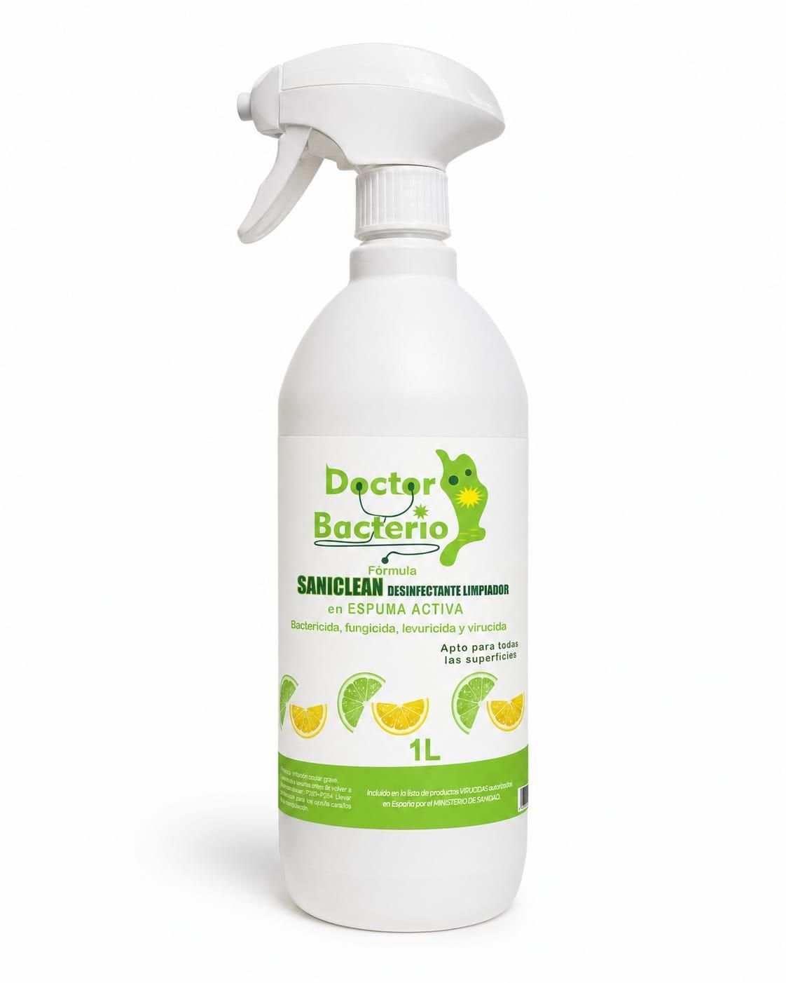Saniclean Desinfectante de Doctor Bacterio 1L Saniclean Desinfectante de Doctor Bacterio 1L