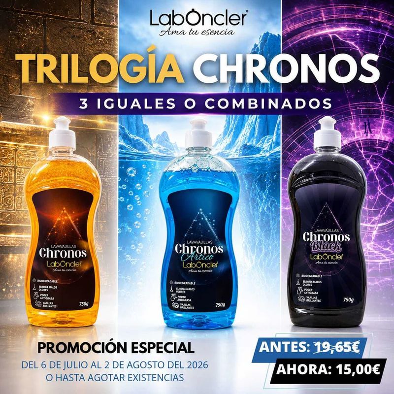 TRILOGÍA CHRONOS (iguales o combinados) TRILOGÍA CHRONOS (iguales o combinados)
