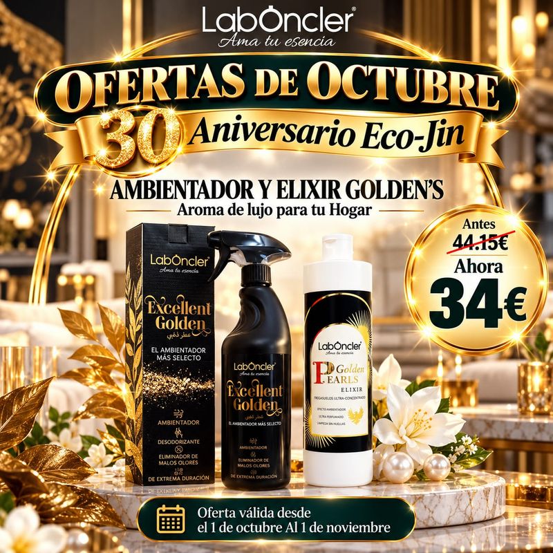 Ambientador y Elixir Golden's Ambientador y Elixir Golden's