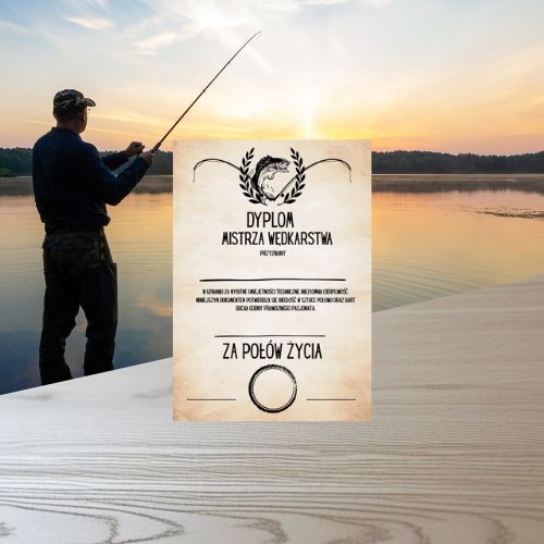 Dyplom Wędkarski – „Tradycja i Pasja” – Zestaw 11 Dyplomów (PDF)