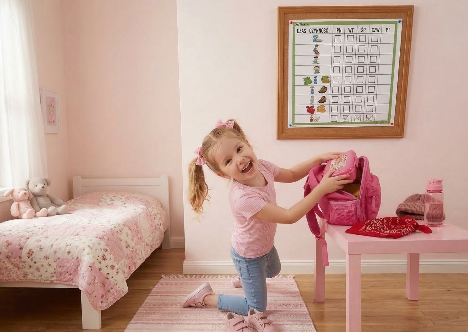 Karty „Gotowi do wyjścia” – Edycja Cztery Pory Roku dziewczynkiI)