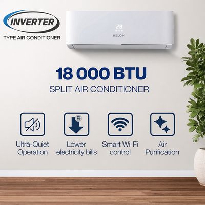 Kelon Inverter Split Aircon 18 000 BTU (Excludes Cantilever Bracket)