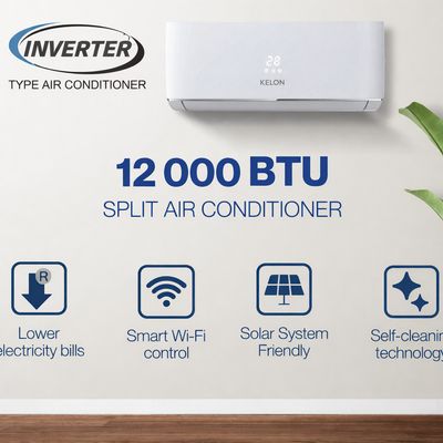 Kelon: Inverter Split Aircon 12 000 BTU (Excludes Cantilever Bracket)