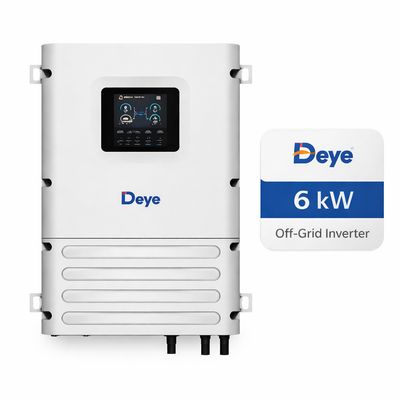 Deye 6Kw Single Phase Off-Grid Hybrid Inverter – VOC: 500V Battery: 60V (Integrated WIFI) (SUN-6K-OG01LP1-EU-AM2)