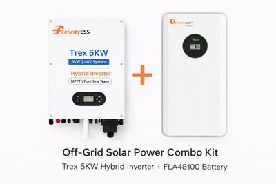 5kW Felicity Solar System for Load Shedding South Africa (Complete Backup Kit)