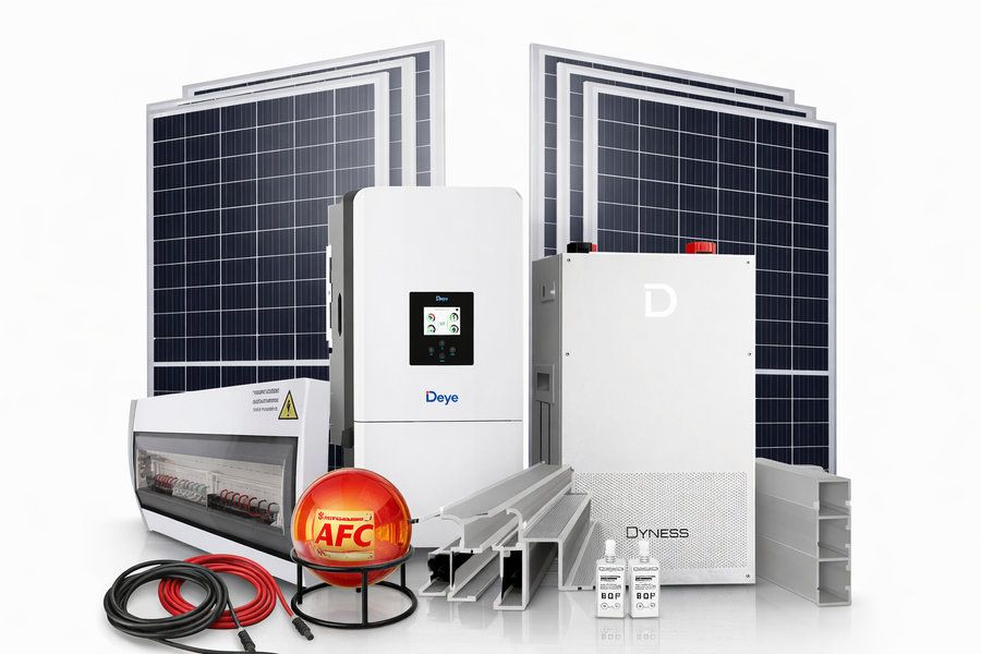 8Kw Deye full solar system