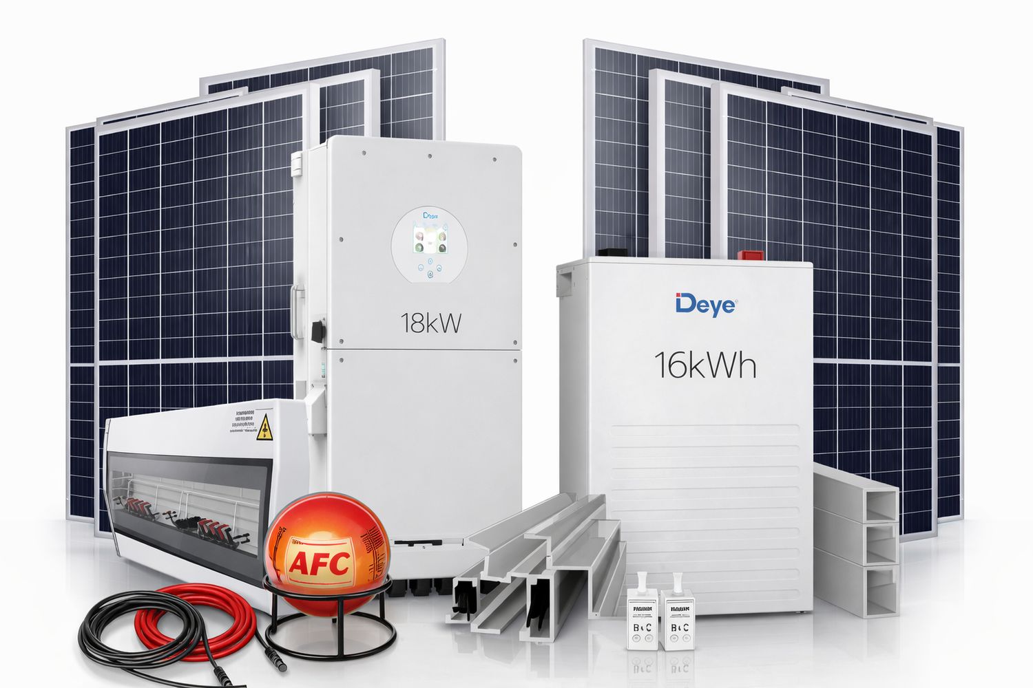 18Kw Deye solar system (Single phase)