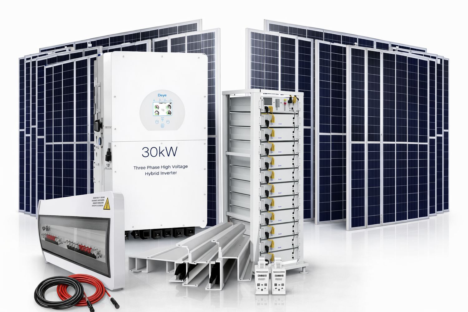 30KW Deye HV with BOS-G battery bank