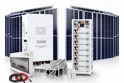 50KW Deye full solar system with Deye Bos-A battery bank
