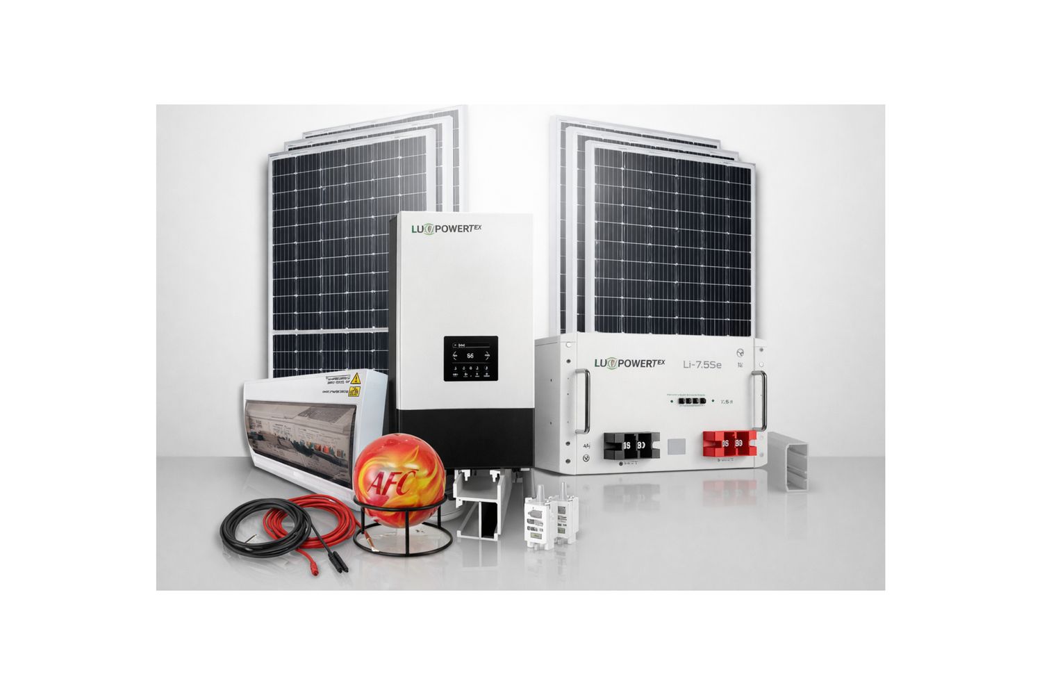 3.6Kw Luxpower 7.5Kwh battery combo