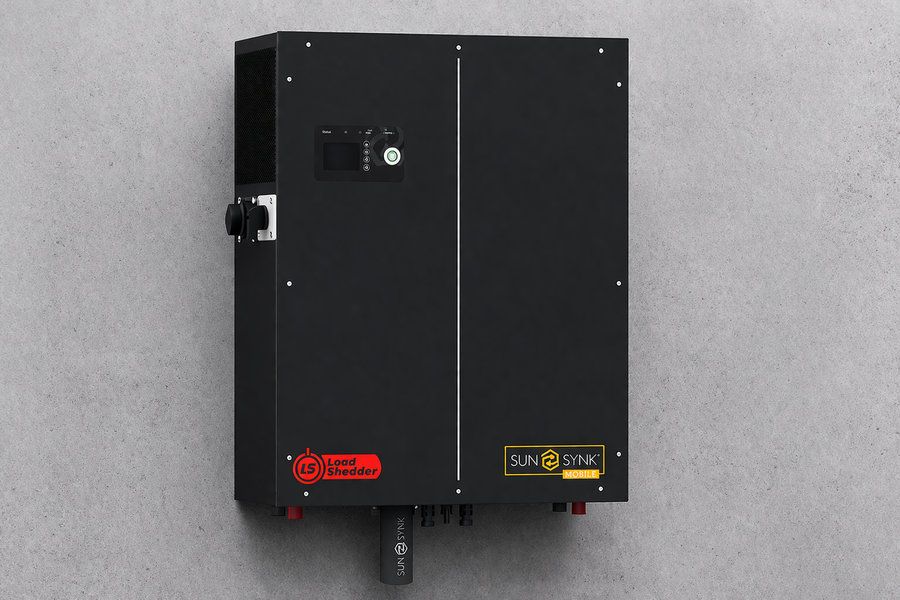 SunSynk Loadshedder 4 – All in One – Hybrid Inverter 3.6kW &amp; LiFePO4 Battery 3.84kW
