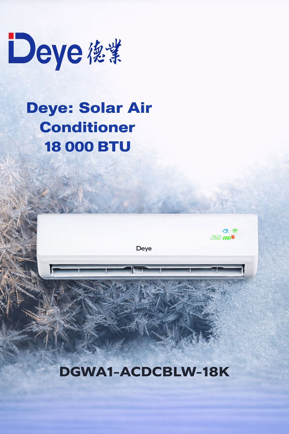 Deye Solar Air Conditioner 18 000 BTU (DGWA1-ACDCBLW-18K)