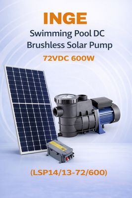 Inge Swimming Pool DC Brushless Solar Pump 72VDC 600W (LSP14/13-72/600)
