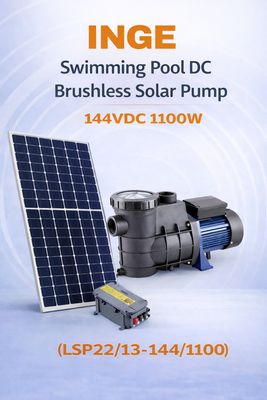 Inge Swimming Pool DC Brushless Solar Pump 144VDC 1100W (LSP22/13-144/1100)