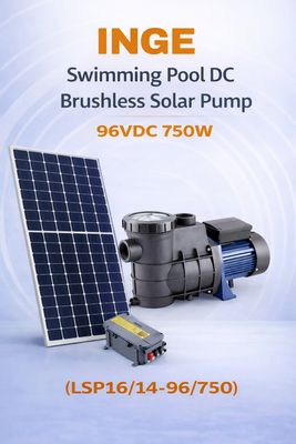 Inge: Swimming Pool DC Brushless Solar Pump 96VDC 750W (LSP16/14-96/750)