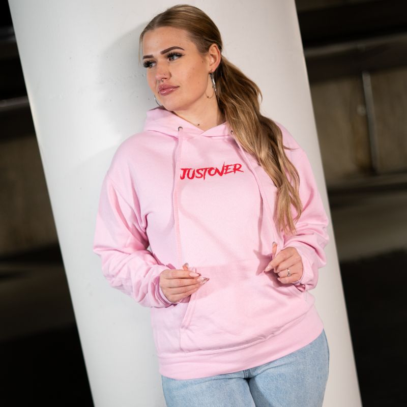 JUSTOVER RIMS HOODIE PINK