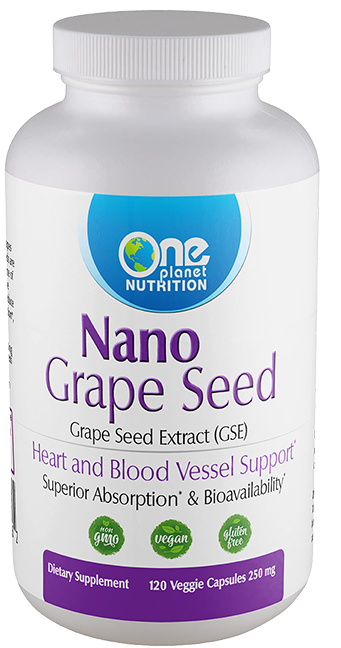 Nano Grape Seed (GSE) - 120 Caps - 250 mg