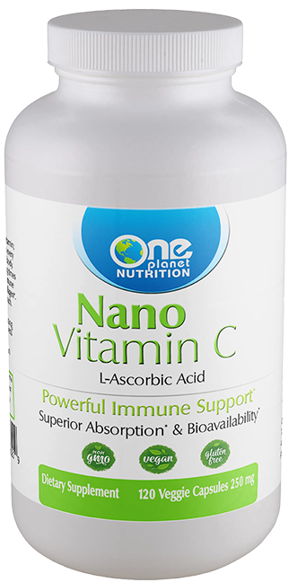 Nano Vitamin C - 120 Caps - 250 mg