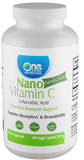 Nano Vitamin C - 240 Caps - 250 mg