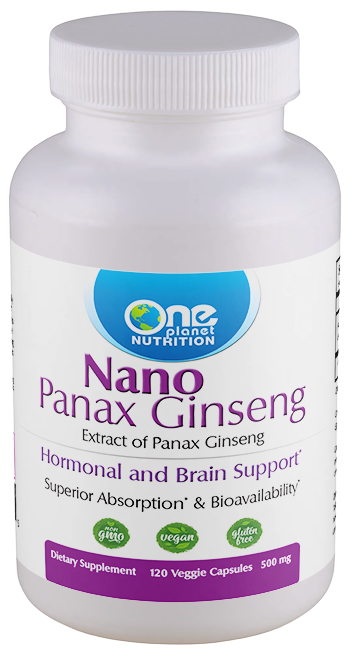 Nano Panax Ginseng - 120 Caps -500mg