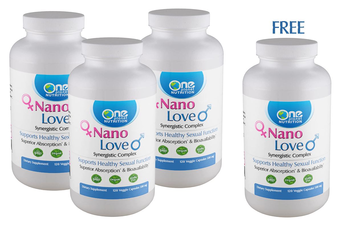 Nano Love  - 120 caps  - 500 mg - Buy 3 Get 1 Free