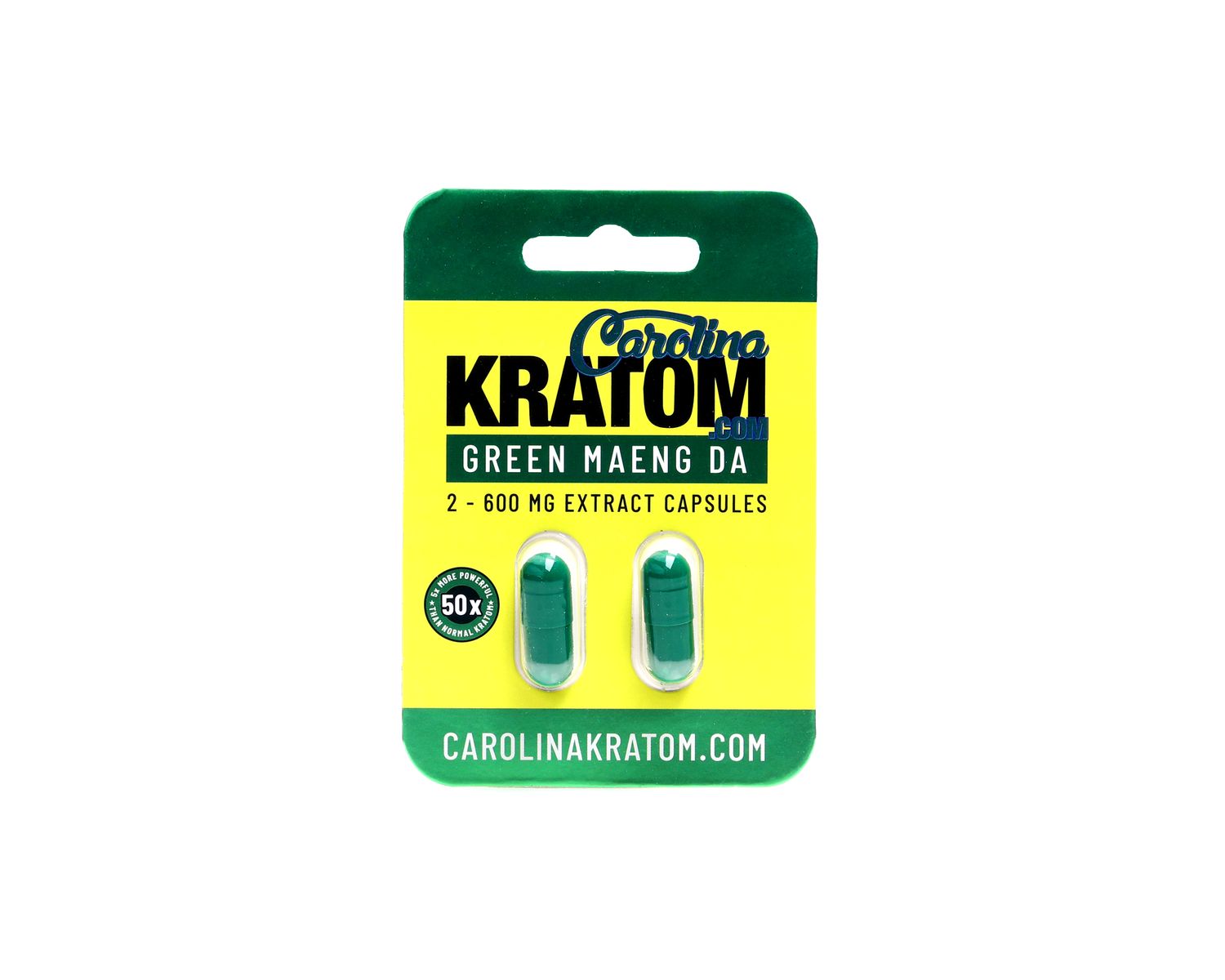 Green Maeng Da 50x Extract Capsules (NOW AVAILABLE IN TWO SIZES), 50X Green Maeng Da Capsules (NOW AVAILABLE IN TWO SIZES): ****2 PACK****