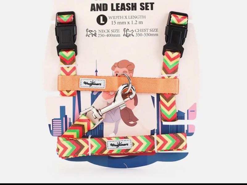 Hugsmart Products Inc - HugSmart Pet - Cat Harness &amp; Leash Set | Vintage - S