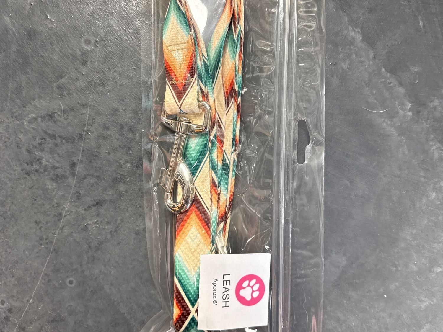 Pawsitively Western Style Print 4 Foot Leash