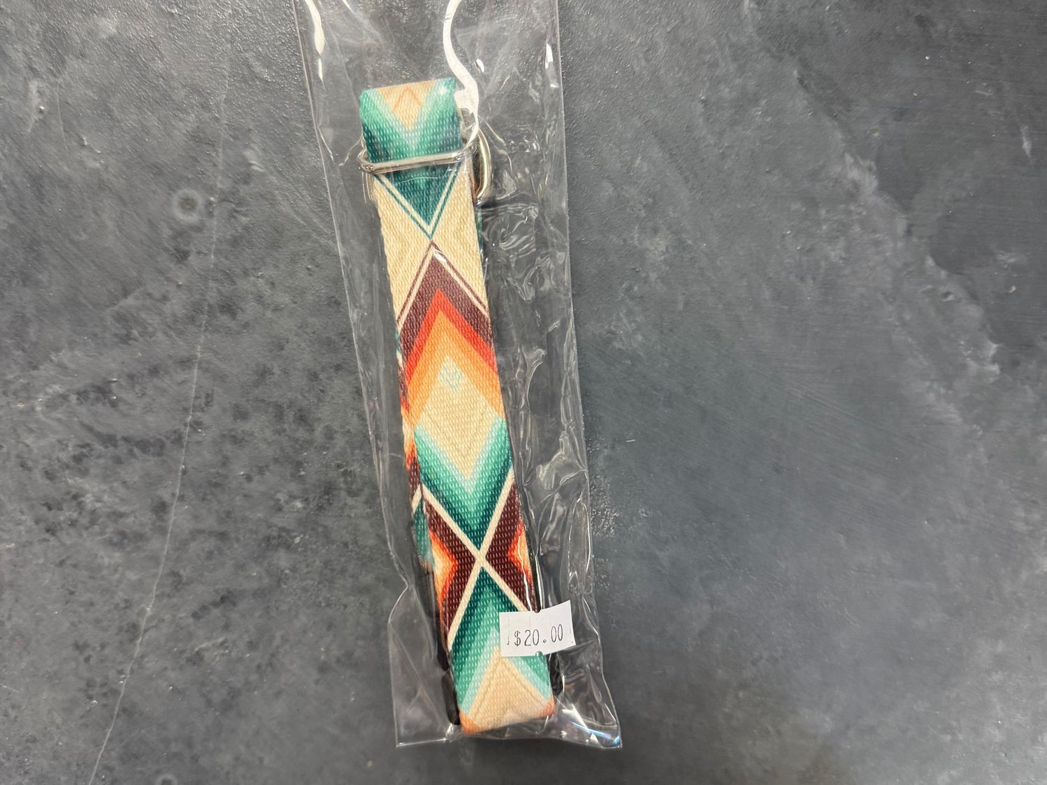 Pawsitively Western Pattern Pet Collar Medium (15"-18")