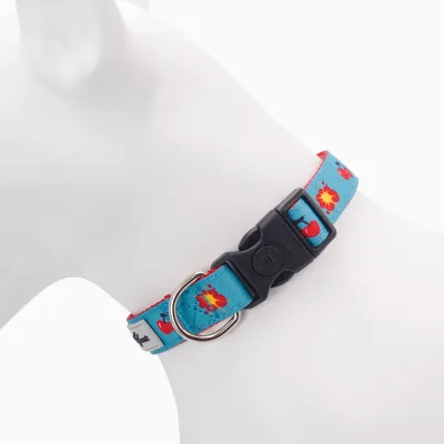 Hugsmart Products Inc - HugSmart Pet - Dog Collar | Cherry Cherry - M