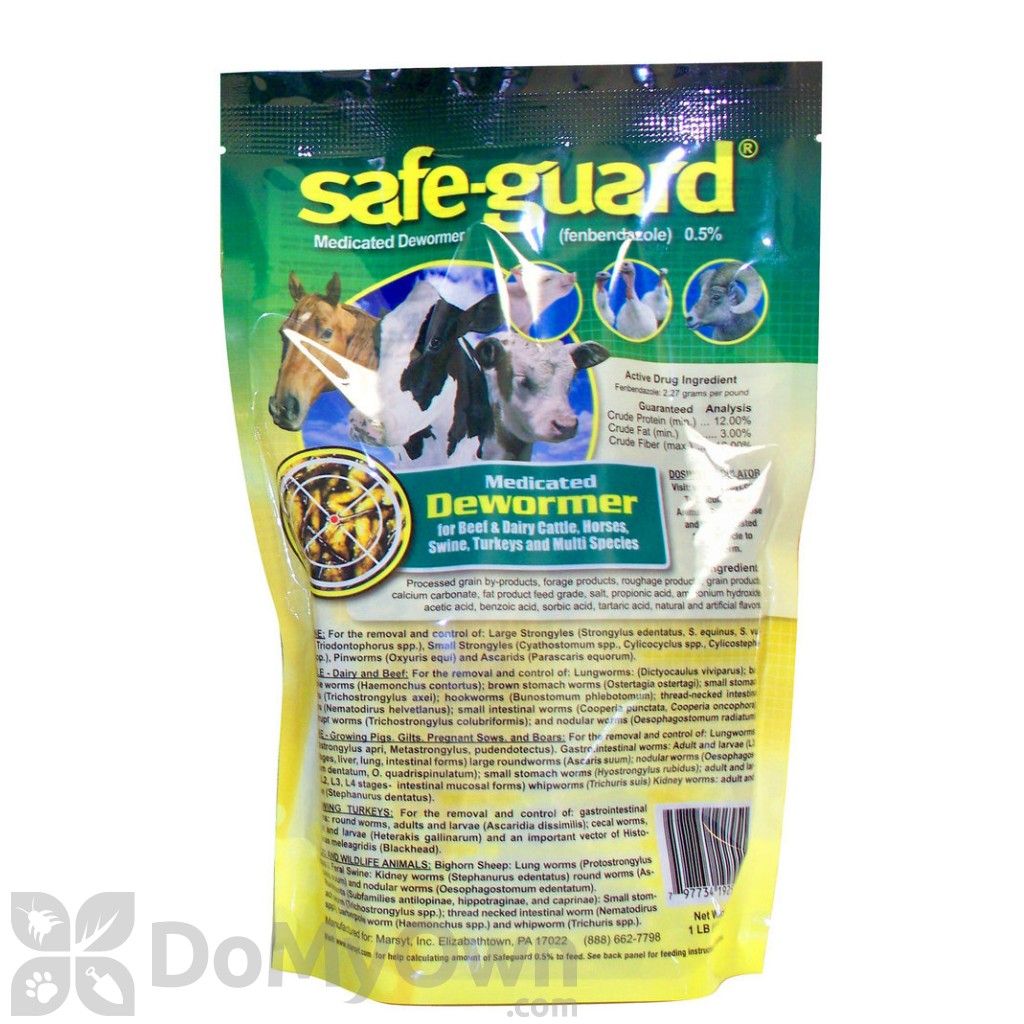 SafeGuard Multi-Species .5% Pellets 1lb.