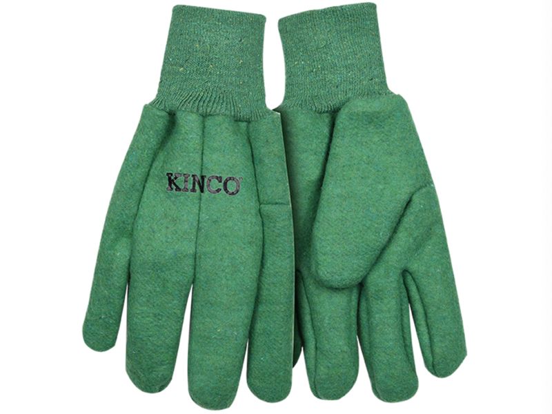 818-18oz Heavyweight Kinco Green Chore Gloves XL