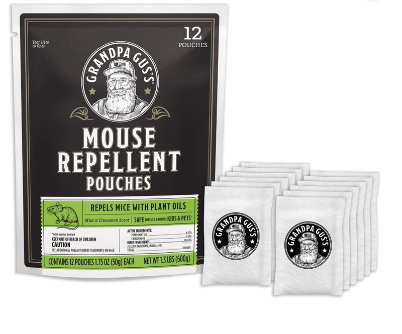 Grandpa Guss Mouse Repellent Pouches 12ct