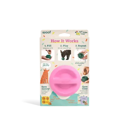 Woof Party Pupsicle - Pink Large