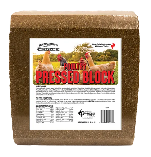 B7011-RANCHERS CHOICE POULTRY PRESSED BLOCK