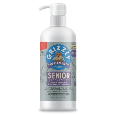 GRIZZLY DOG LIFE STAGE LIQUID SENIOR 32OZ BOTTLE