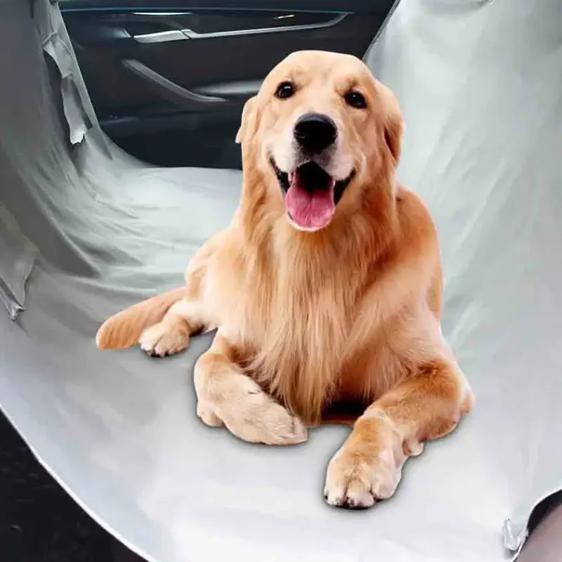 GOOPAWS Scratchproof Bench Dog Car Seat Cover, Fits for Car SUV Truck