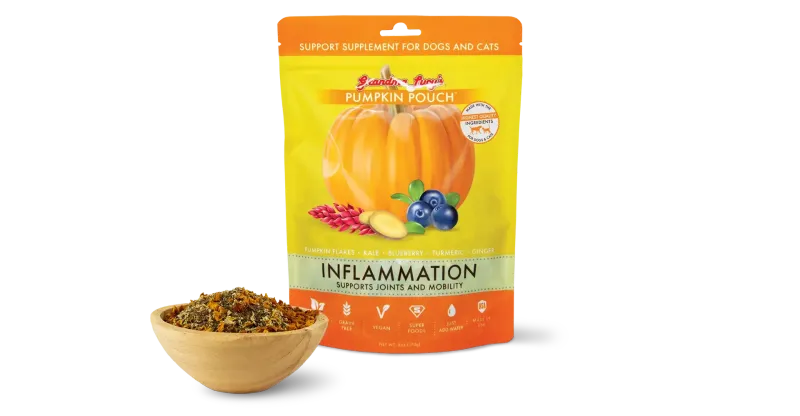 Grandma Lucy's Pumpkin Pouch Inflammation Support Supplement for Dogs &amp; Cats