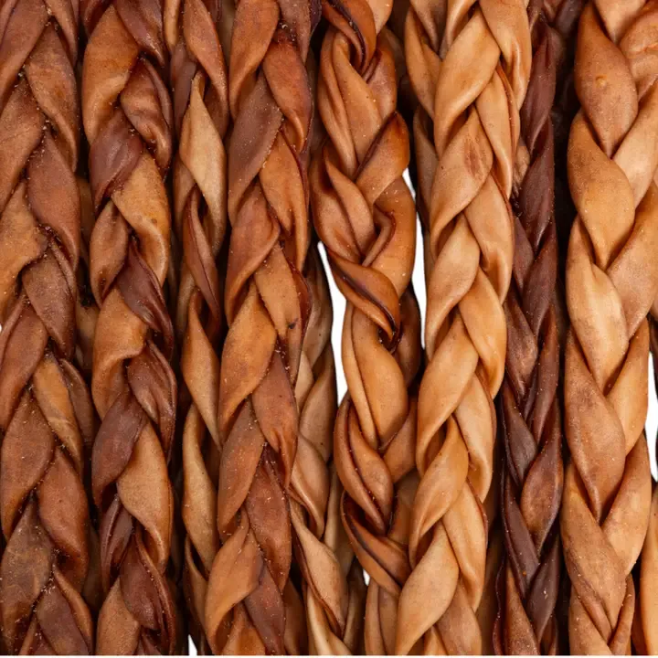 Collagen Thick 12" Braided Deluxe Chew