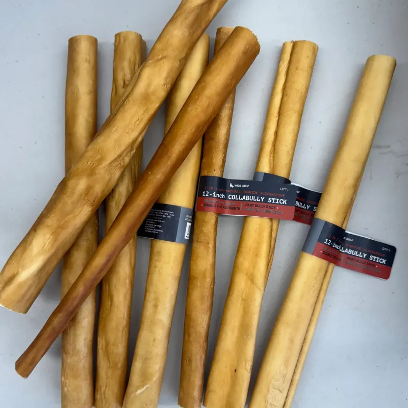 CollaBully- 12"Wild Wolf Stick- Single Chew