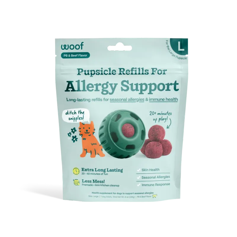 WOOF Allergy Support Wellness Pops - Large