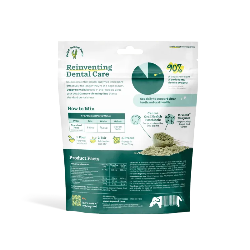 Woof Pupsicle Treat Mix - Dental