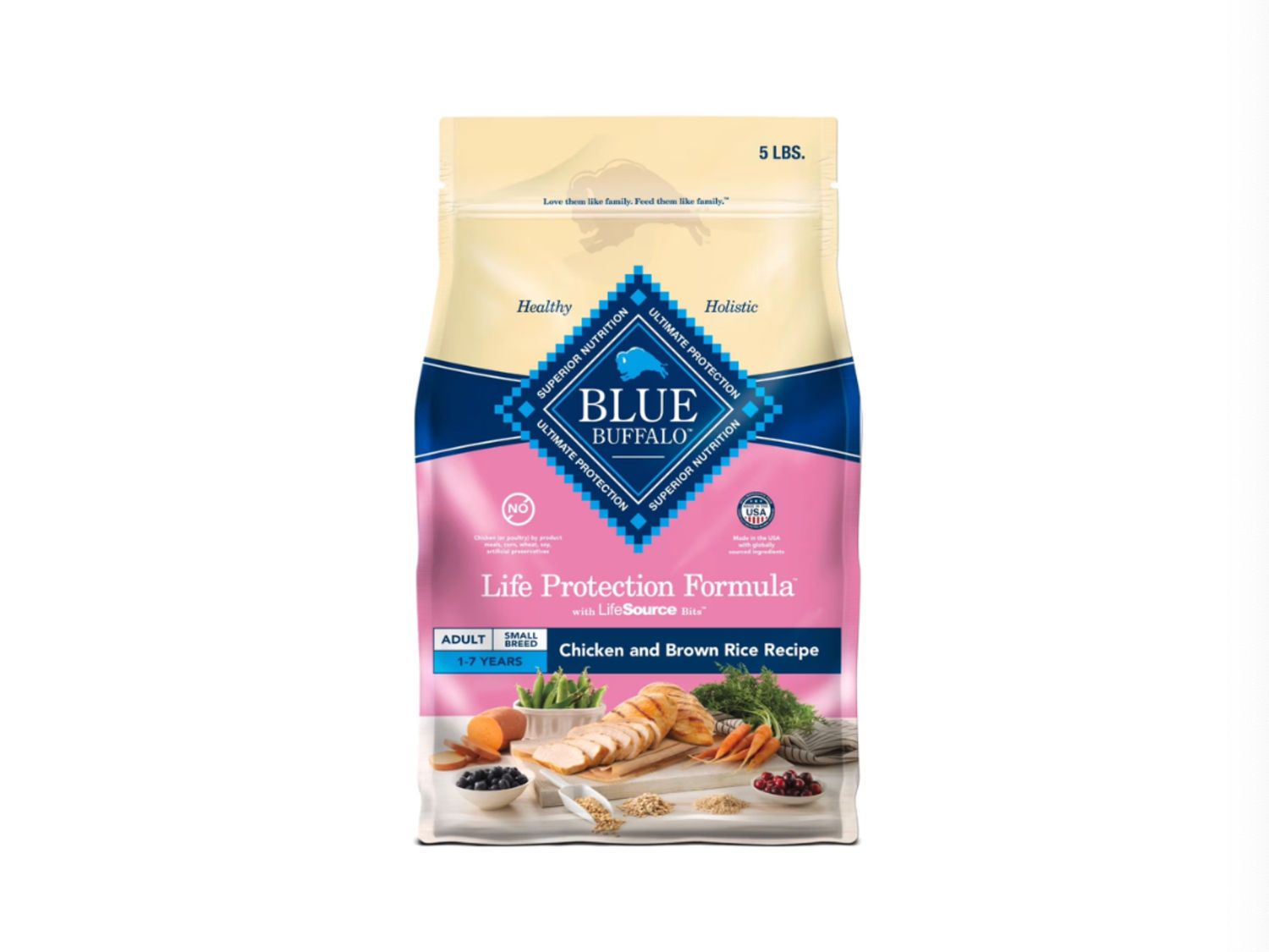 Blue Buffalo 5# Small Breed Chicken &amp; Rice