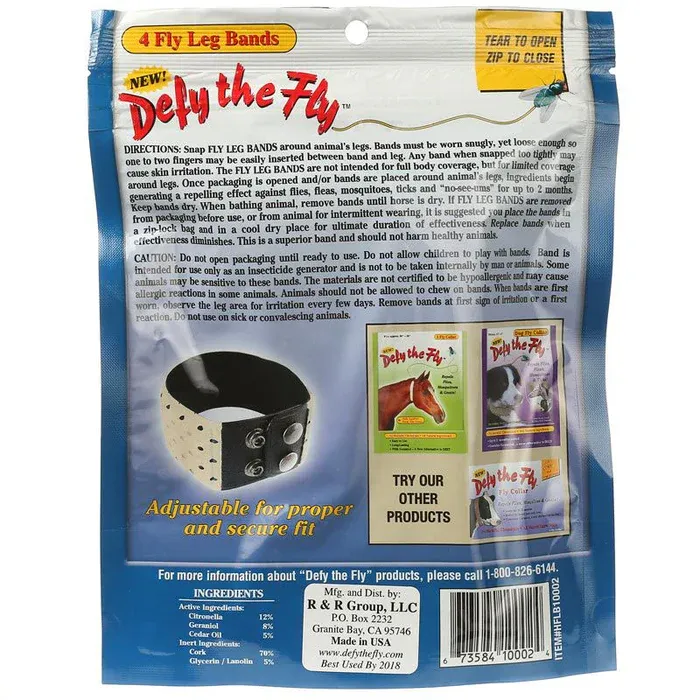Defy the Fly - Horse Fly Leg Bands