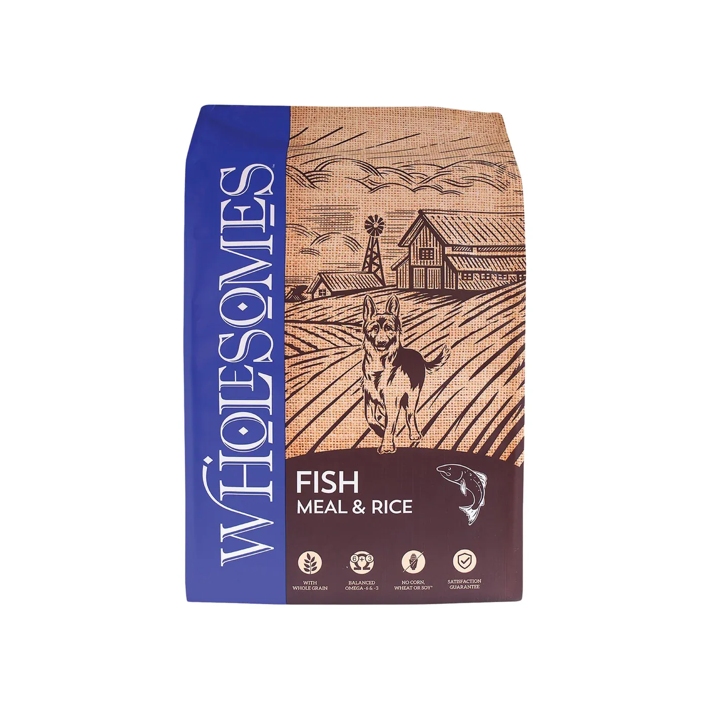 Wholesomes Fish Meal &amp; Rice 40#