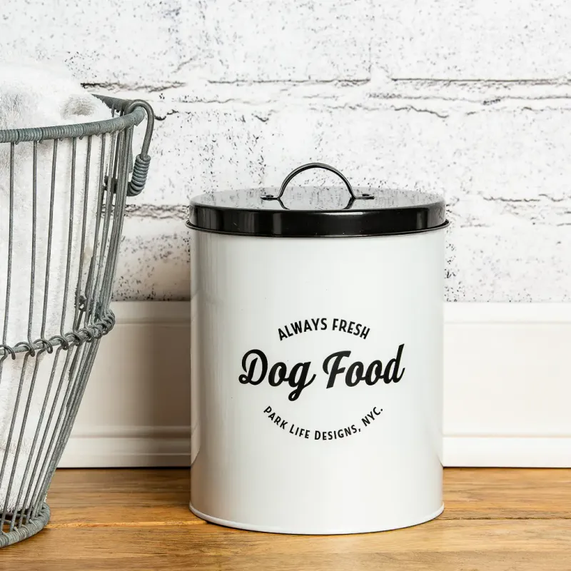 Park Life Designs - Wallace White Food Storage Canister