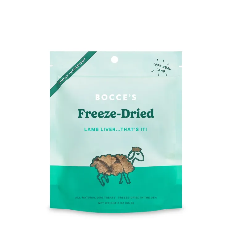 Bocces Freeze Dried Lamb Liver
