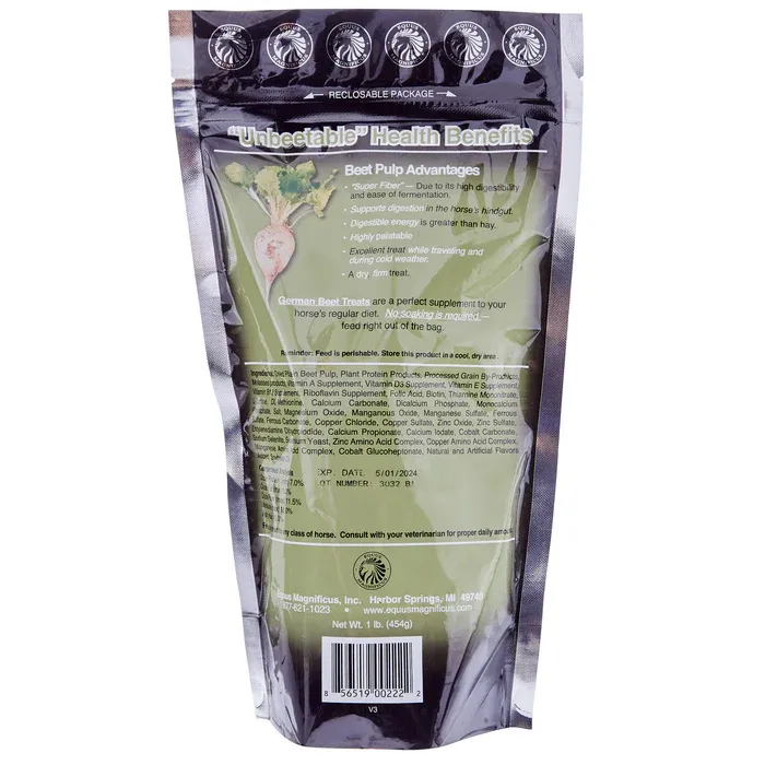 German Beet Treat- Horse Treat 1# Bag